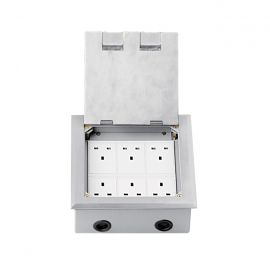 ElectroBox Open Cover 12Port Floor Box