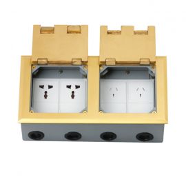 ElectroBox Open Cover 12-Port Floor Box