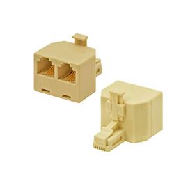 Two way Telephone Wall Jack Splitter