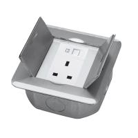 ElectroBox Open Hidden Cover 3-Port Floor Box