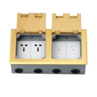 ElectroBox Open Cover 12-Port Floor Box