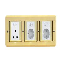 ElectroBox Open Cover 9-Port Floor Box